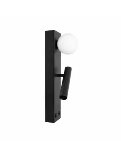 Lámpara de pared Sphere Alp – Beneito & Faure – Lámpara esférica con lector