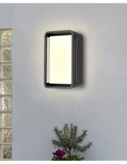 Lámpara de pared/techo Alhambra - Iberlamp - Lámpara de exterior antracita