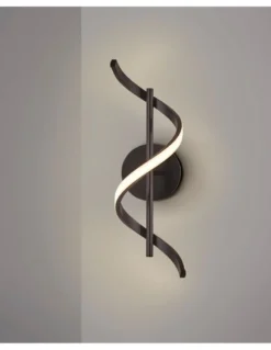 Lámpara de pared/techo Boa - Schuller - Diseño minimalista negro
