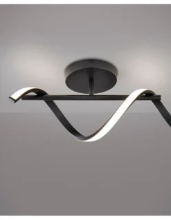 Lámpara de pared/techo Boa - Schuller - Diseño minimalista negro