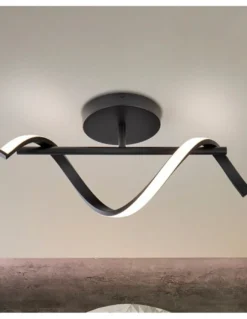 Lámpara de pared/techo Boa - Schuller - Diseño minimalista negro