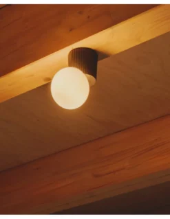 Lámpara de pared/techo Land - Milan - Lámpara de cerámica y vidrio soplado