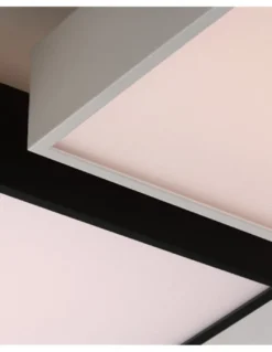 Lámpara de pared/techo Oporto - ACB - Lámpara LED moderna cuadrada
