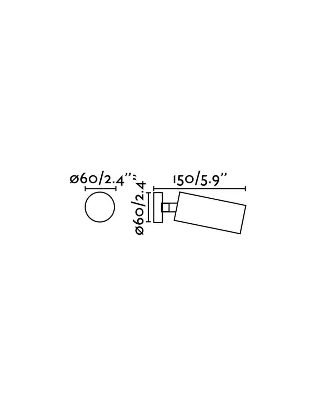 Lámpara de pared/techo Stan - Faro - Foco GU10 orientable