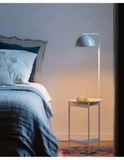 Lámpara de pie Absis - Luxcambra - Lámpara con mesa de cerámica, altura: 105 cm