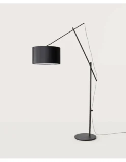 Lámpara de pie Ario – Aromas – Lámpara de pie de lectura, Negra, 210 cm