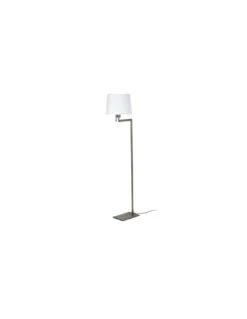 Lámpara de Pie Artis - Faro - Estructura bronce y pantalla blanca