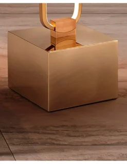 Lámpara de pie Colette – Schuller – Lámpara moderna LED en oro rosa