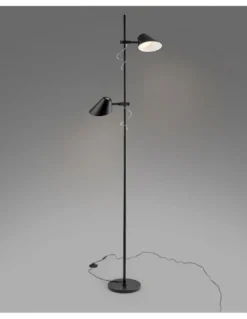 Lámpara de pie Esino - Schuller - 2 luces regulables en altura y orientables