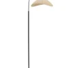 Lámpara de pie Kasteli - IDP Lampshades - Lámpara arco de mimbre natural