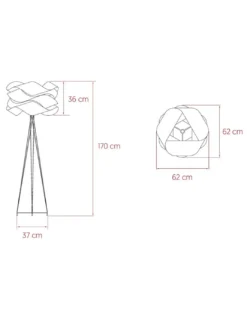 Lámpara de Pie Link - LZF - Diseño original y elegante