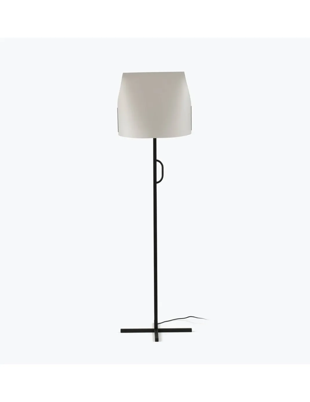 Lámpara de pie Luang - Faro – Diseño moderno con pantalla de papiro en beige o camel