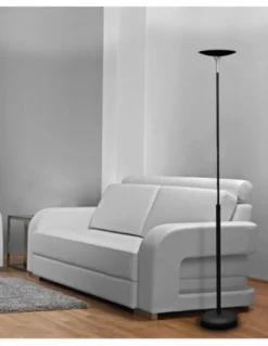 Lámpara de Pie Lux 2 - Pujol - Luz LED y color negro