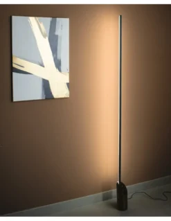 Lámpara de pie Mármol – Mantra – Luz orientable, lámpara de mármol en blanco o negro