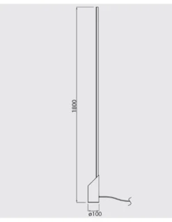 Lámpara de pie Mármol – Mantra – Luz orientable, lámpara de mármol en blanco o negro