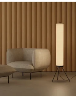 Lámpara de pie Nooi – Aromas – Pie de salón, 137 cm, Pantalla textil