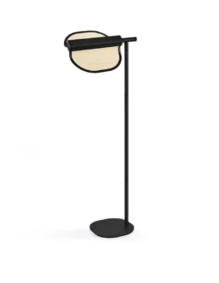 Lámpara de pie Omma – LZF – Lámpara de madera+metal, Disponible en varios colores, LED 3000K regulable, Altura: 114 cm