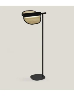 Lámpara de pie Omma – LZF – Lámpara de madera+metal, Disponible en varios colores, LED 3000K regulable, Altura: 114 cm