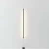 Lámpara de pie René – Robin – Lámpara minimalista negra, LED 500 lm 3000K, Altura: 120 cm