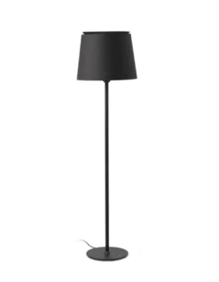 Lámpara de pie Savoy - Faro - Lámpara con pantalla textil para salón