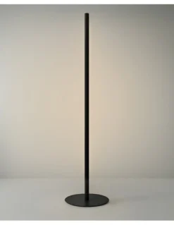 Lámpara de pie Solid F - B.lux - Diseño tubular vertical con óptica darklight y luz LED de confort