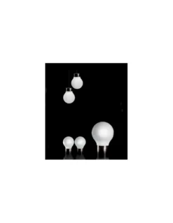 Lámpara de pie The Second Light con batería - Vondom - Lámpara de suelo original para jardín en forma de bombilla gigante