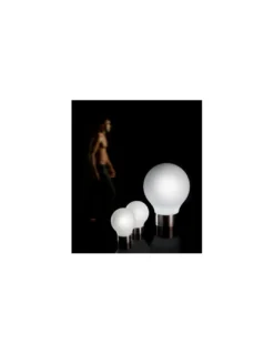 Lámpara de pie The Second Light con batería - Vondom - Lámpara de suelo original para jardín en forma de bombilla gigante