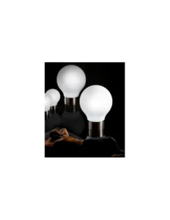 Lámpara de pie The Second Light con batería - Vondom - Lámpara de suelo original para jardín en forma de bombilla gigante