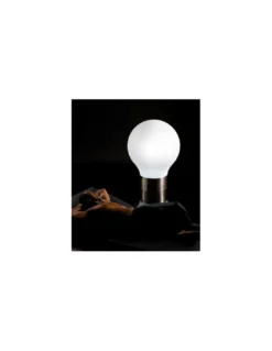 Lámpara de pie The Second Light con batería - Vondom - Lámpara de suelo original para jardín en forma de bombilla gigante
