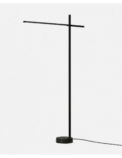 Lámpara de pie Tubs - LedsC4 - Base en mármol, orientable y regulable
