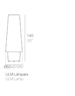 Lámpara de Pie ULM - Vondom - LED colores RGB con control remoto
