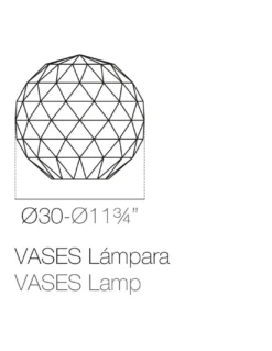 Lámpara de pie Vases esfera - Vondom