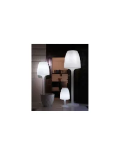 Lámpara de Pie Vases - Vondom - Lámpara Exterior de polietileno, iluminación LED regulable, luz blanca o colores