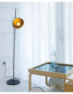 Lámpara de pie Whizz - Faro - Lámpara industrial moderna en 2 colores, pantalla deslizable