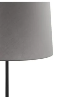 Lámpara de pie Windsor - Faro - Pantalla de tela gris