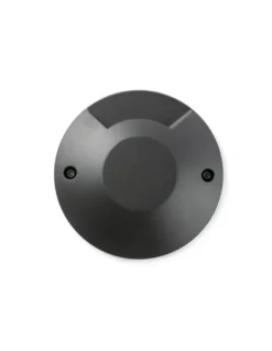 Lámpara de suelo de exterior Loth - Faro - Lámpara de aluminio negro, Ø 20 cm