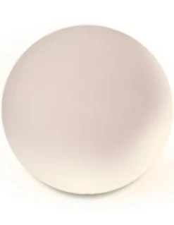 Lámpara de suelo exterior Avoriaz – Mantra – Lámpara tipo bola Chill out, 35-40-50 cm, blanca, E27