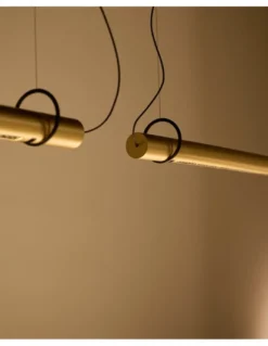 Lámpara de suspensión Solid SH - B.lux - Diseño lineal y regulación Push/DALI