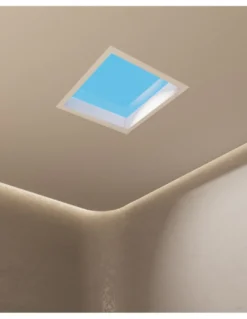 Lámpara de techo empotrable Blue Sky - Mantra - Plafón cuadrado efecto cielo/claraboya