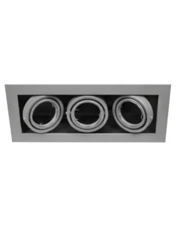 Lámpara de techo empotrable 3010 - Conalux - Downlight lineal con 3 o 4 focos orientables