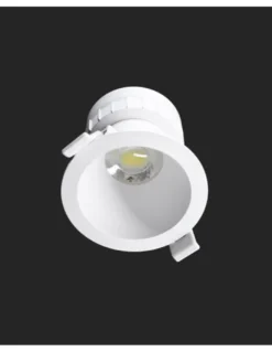 Lámpara de techo empotrable Pulcom Round – Beneito & Faure – Foco redondo, Temperatura de color regulable: 2.700K/3.200K/4.000K,