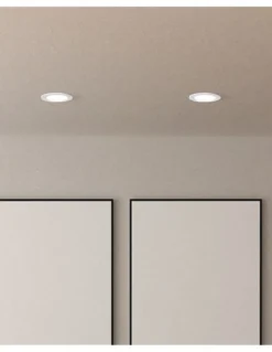 Lámpara de techo empotrable Sicro – FORLIGHT – Downlight en blanco o negro, GU10