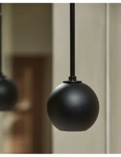 Lámpara de techo Lita 2 - Aromas - Colgante LED negra, estilo minimalista