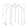 Lámpara de techo Mini 7 luces - Pujol - Plafón araña decorativo