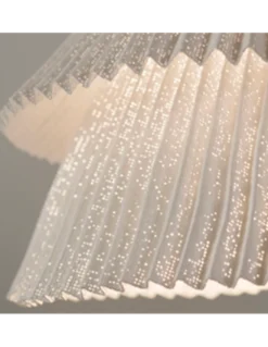 Lámpara de techo Núa - a-emotional light - Diseño escultórico de malla metálica en 2 tamaños