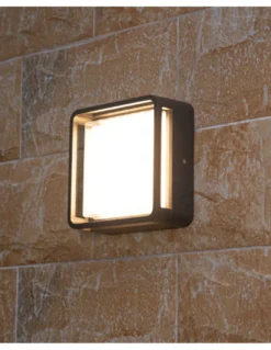 Lámpara de techo/pared Alhambra - Iberlamp - Lámpara de exterior cuadrada