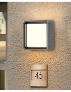 Lámpara de techo/pared Alhambra - Iberlamp - Lámpara de exterior cuadrada