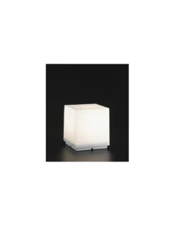 Lámpara de techo/pared LED Q. Bo - B.lux - Lámpara cúbica en blanco opal