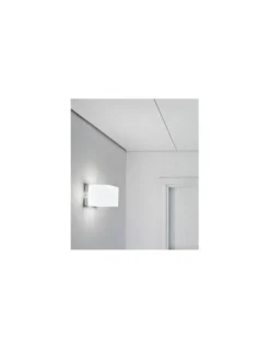 Lámpara de techo/pared LED Q. Bo - B.lux - Lámpara cúbica en blanco opal