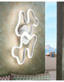Lámpara de techo/pared Marea – Schuller – Lámpara minimalista LED blanca